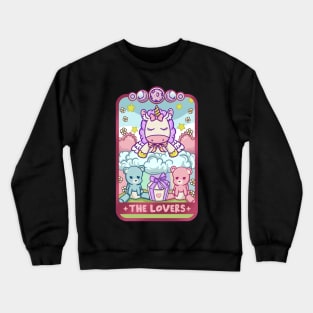 The Lovers - Cute Kawaii Anime Tarot Card T-Shirt Crewneck Sweatshirt